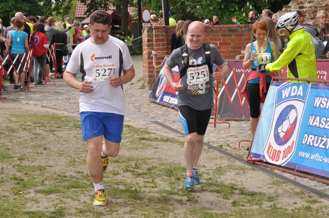 Na mecie II Biegu Rycerskiego - ZDJĘCIA