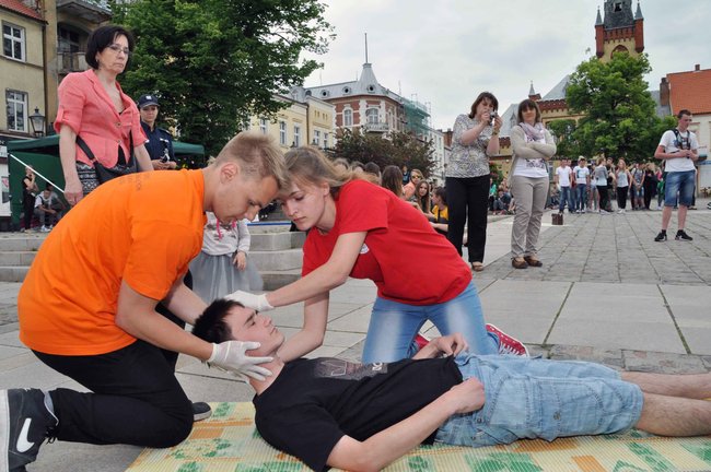 Głośna muzyka na rynku