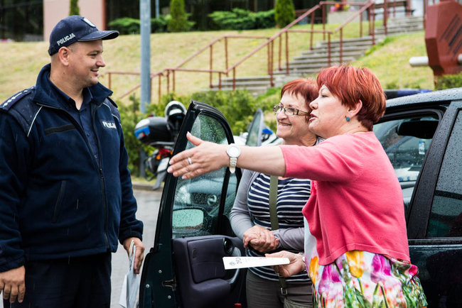 Podziękowali kulturalnym kierowcom