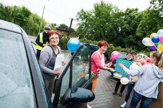 Podziękowali kulturalnym kierowcom