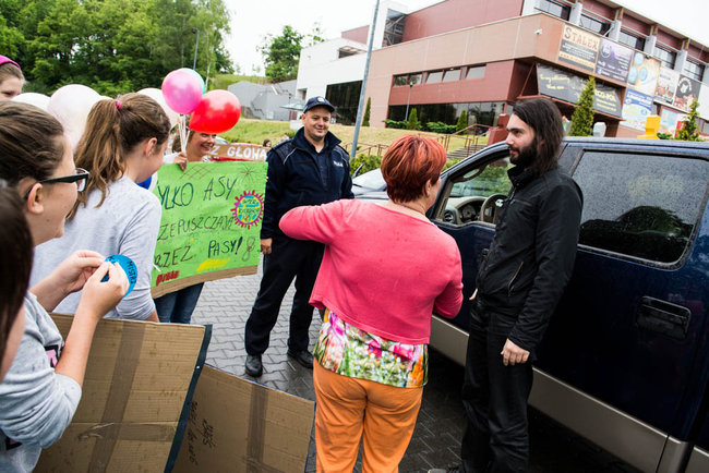 Podziękowali kulturalnym kierowcom