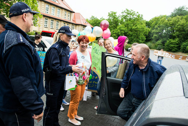 Podziękowali kulturalnym kierowcom