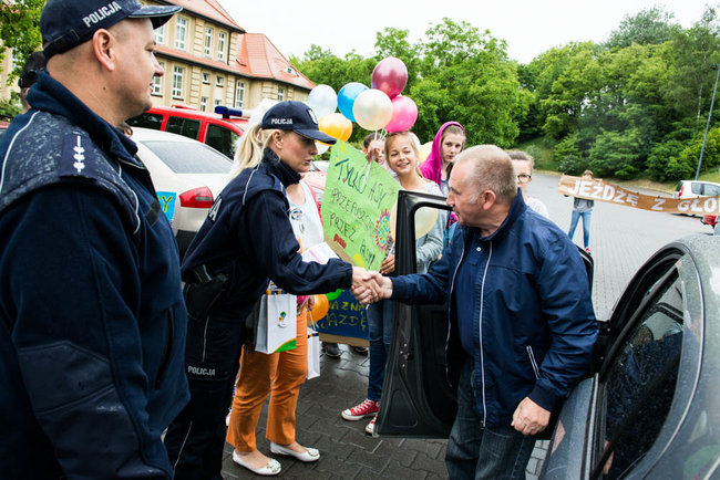 Podziękowali kulturalnym kierowcom