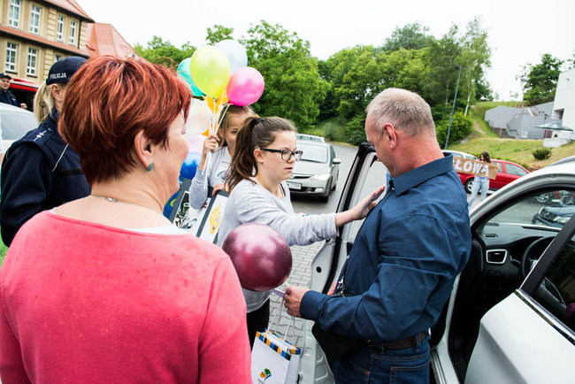 Podziękowali kulturalnym kierowcom