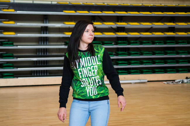 Uczniowie chętnie ćwiczą zumbę