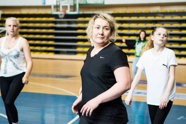 Uczniowie chętnie ćwiczą zumbę