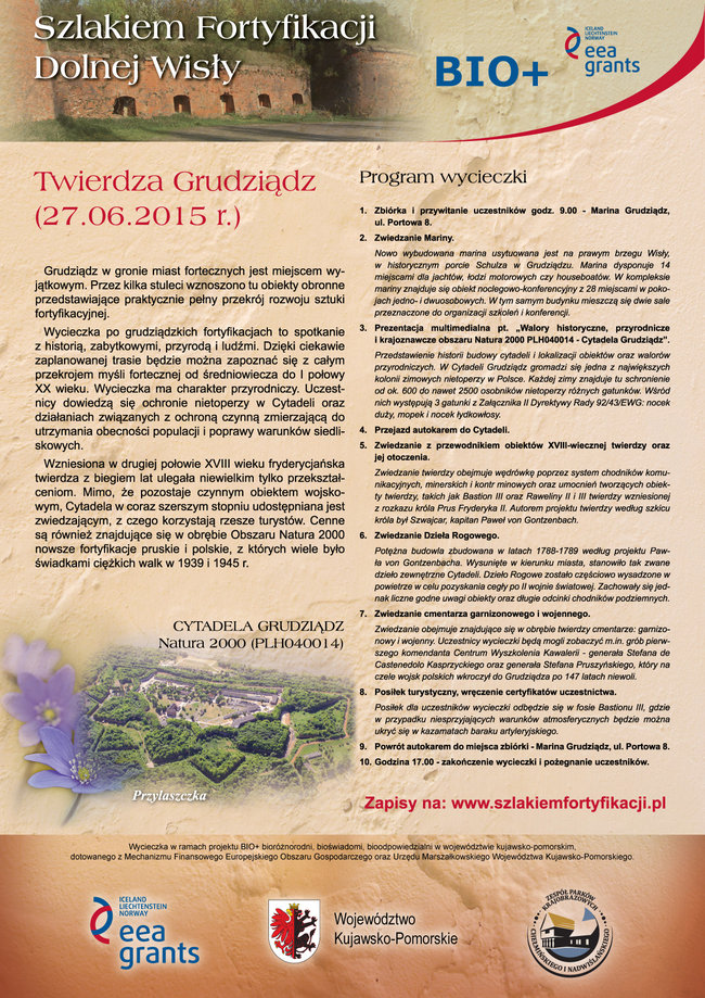 Wycieczki Szlakiem Fortyfikacji Dolnej Wisły