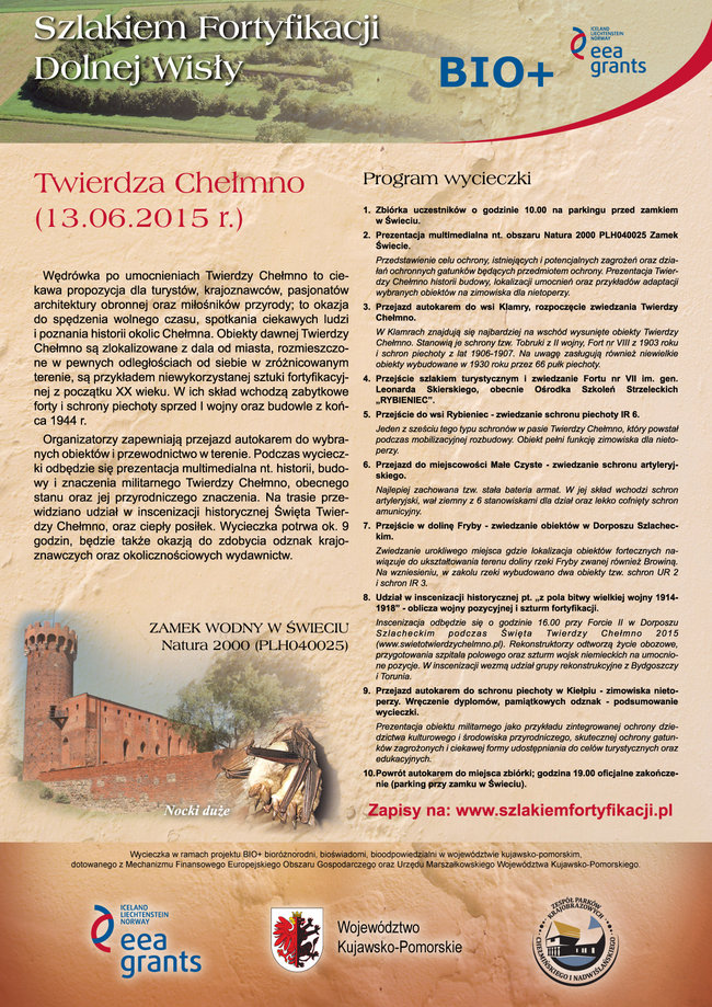 Wycieczki Szlakiem Fortyfikacji Dolnej Wisły