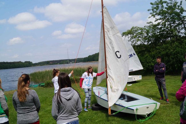 Uczniowie G3 na żaglach