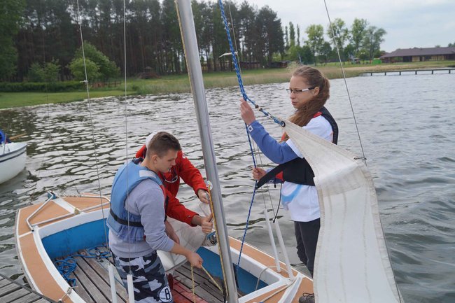 Uczniowie G3 na żaglach