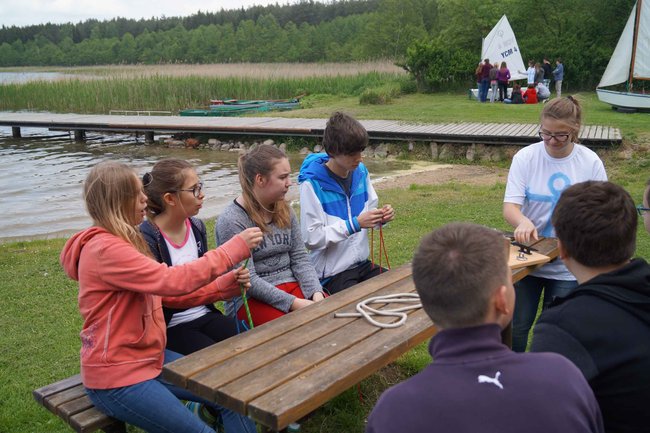 Uczniowie G3 na żaglach