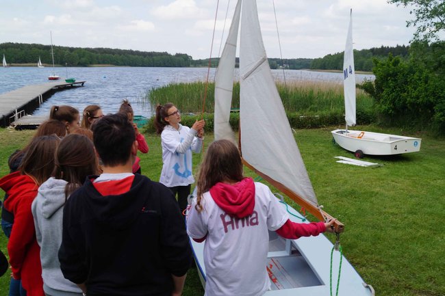 Uczniowie G3 na żaglach