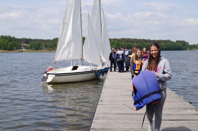 Uczniowie G3 na żaglach