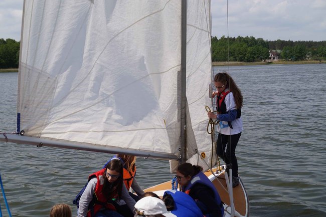 Uczniowie G3 na żaglach