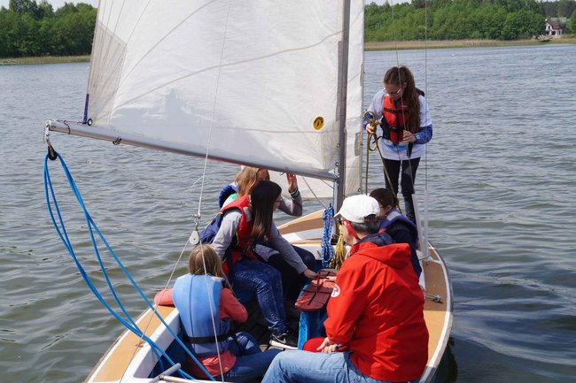 Uczniowie G3 na żaglach