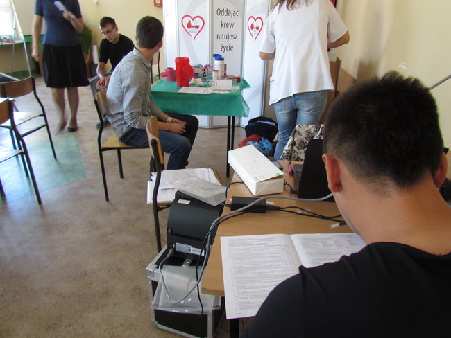 Plakaty, krew i ratowanie życia