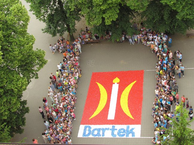 Herb z nakrętek dla Bartka