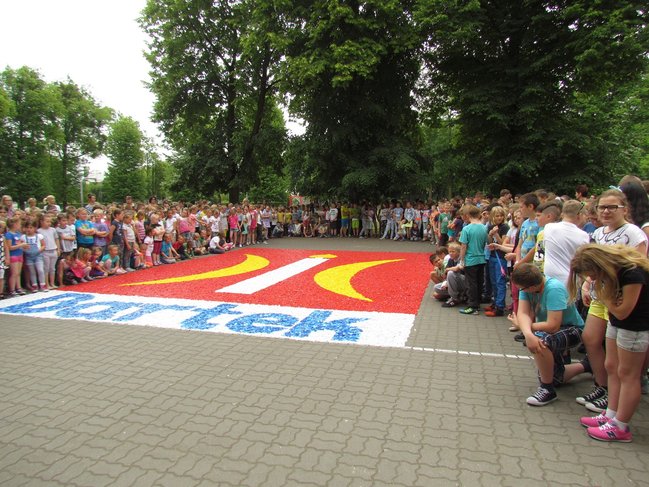 Herb z nakrętek dla Bartka