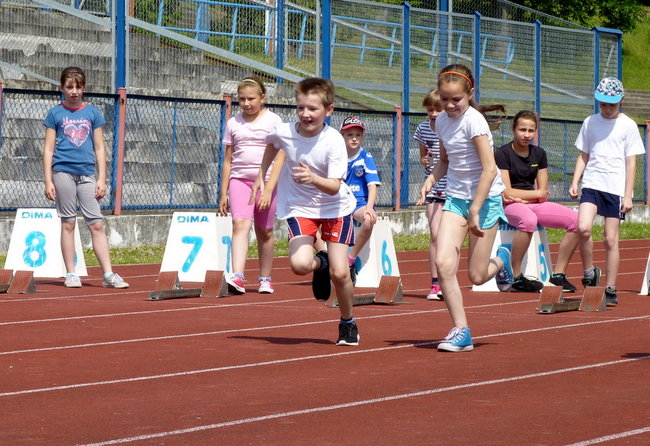 Trzecioklasiści  polubili lekkoatletykę