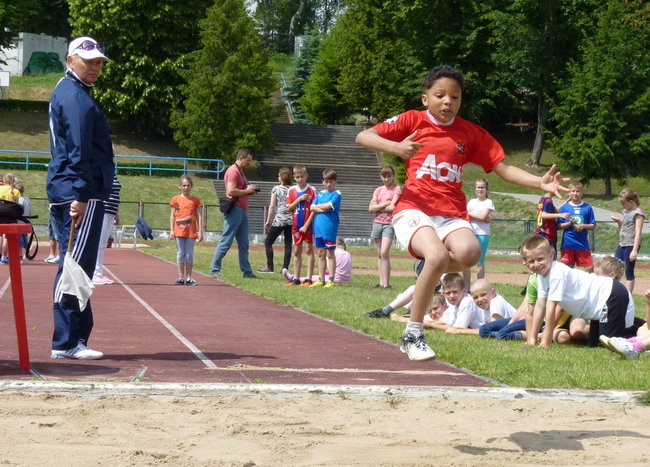 Trzecioklasiści  polubili lekkoatletykę