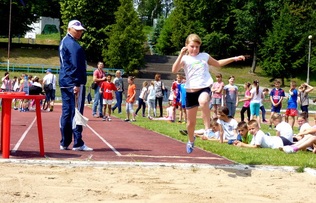 Trzecioklasiści  polubili lekkoatletykę