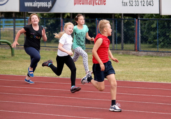 Trzecioklasiści  polubili lekkoatletykę