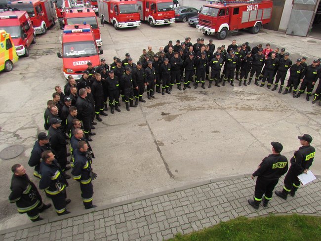Trudny dzień dla strażaków