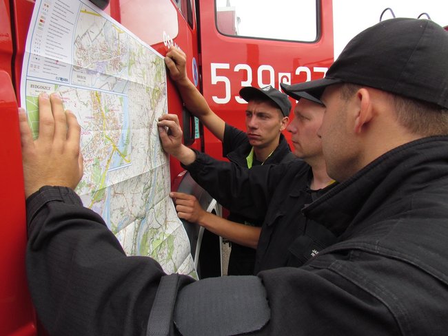 Trudny dzień dla strażaków