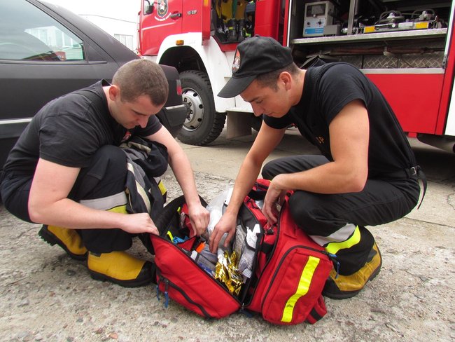 Trudny dzień dla strażaków