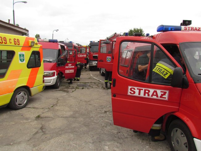 Trudny dzień dla strażaków
