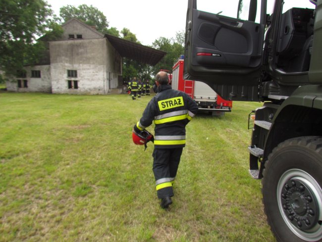 Trudny dzień dla strażaków