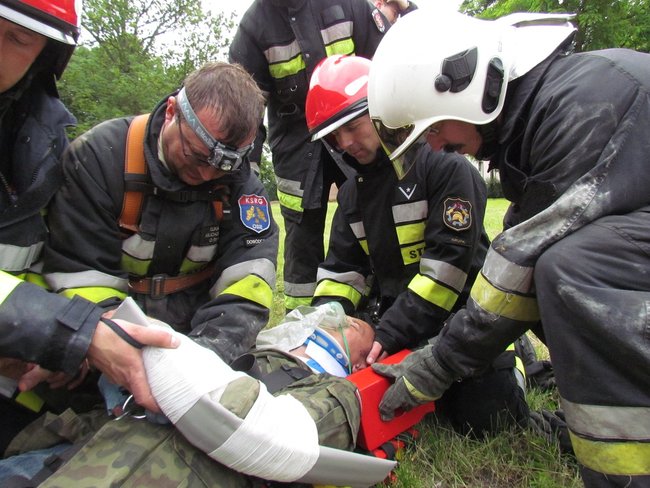 Trudny dzień dla strażaków