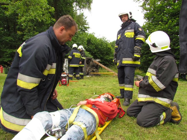 Trudny dzień dla strażaków