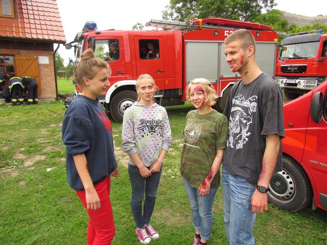 Trudny dzień dla strażaków