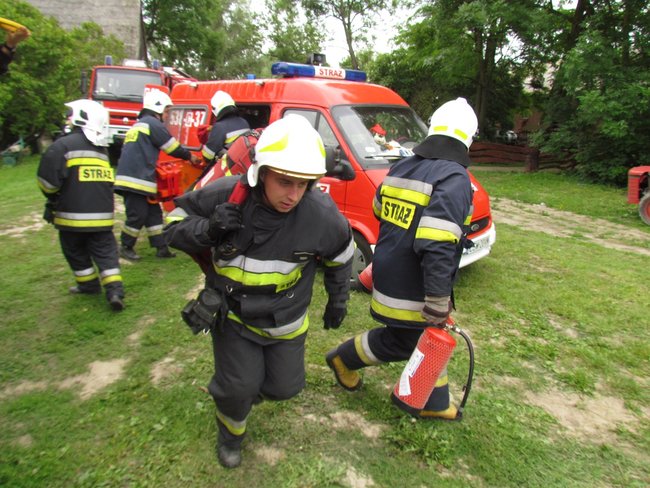 Trudny dzień dla strażaków