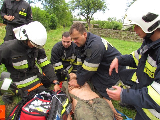 Trudny dzień dla strażaków