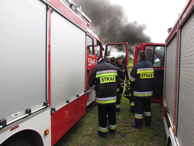 Trudny dzień dla strażaków