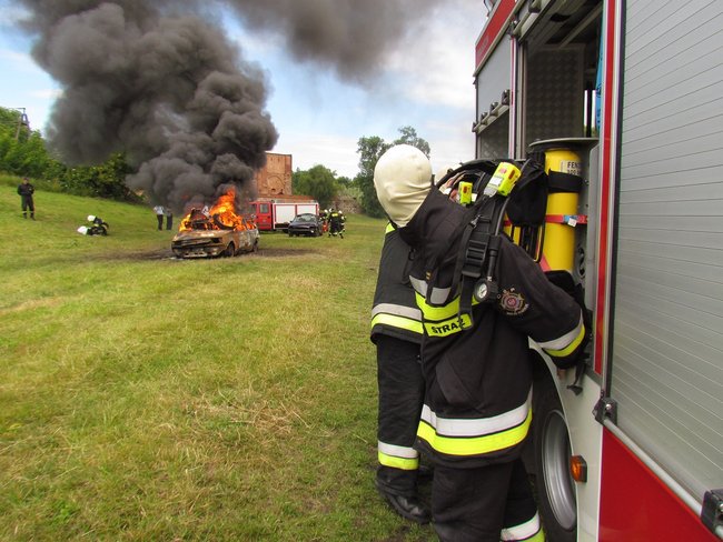 Trudny dzień dla strażaków