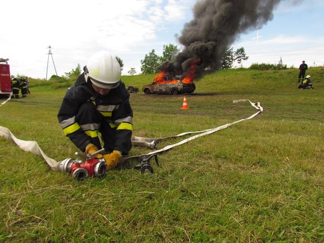 Trudny dzień dla strażaków