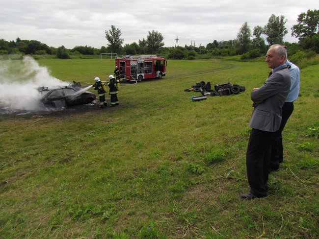 Trudny dzień dla strażaków