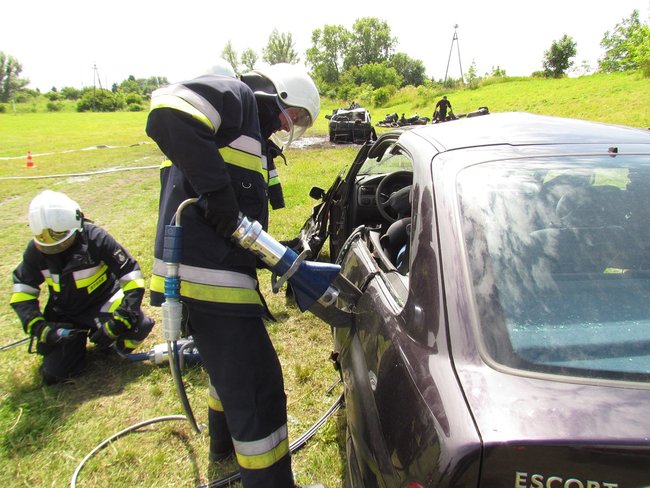 Trudny dzień dla strażaków