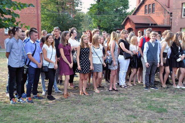 Strażak w gronie nauczycielskim 1 LO