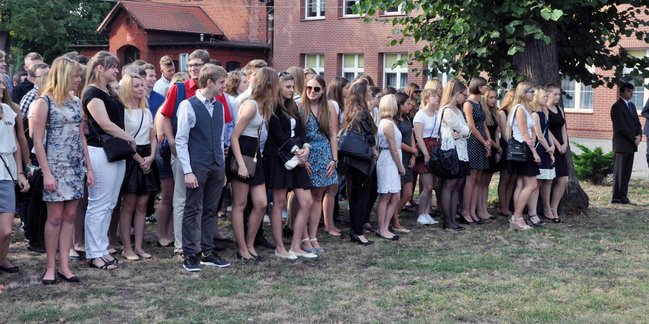 Strażak w gronie nauczycielskim 1 LO