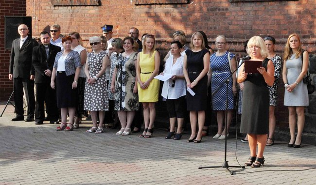 Strażak w gronie nauczycielskim 1 LO