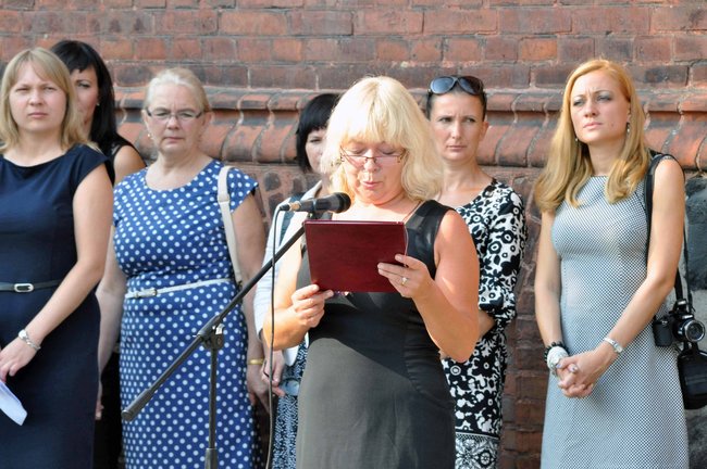 Strażak w gronie nauczycielskim 1 LO