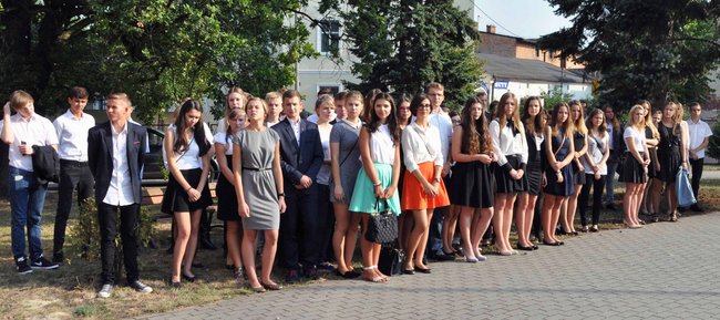 Strażak w gronie nauczycielskim 1 LO