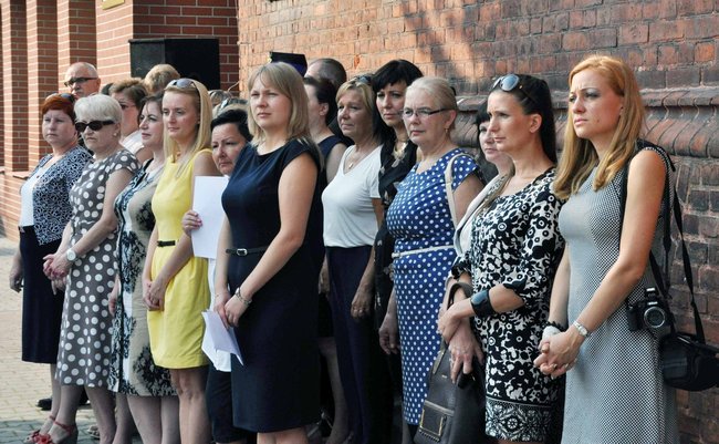 Strażak w gronie nauczycielskim 1 LO