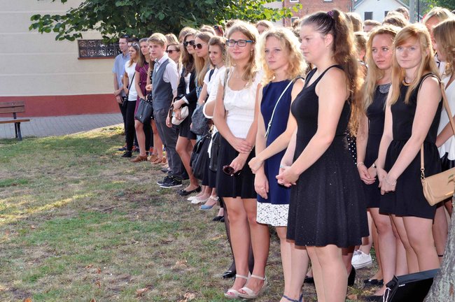 Strażak w gronie nauczycielskim 1 LO