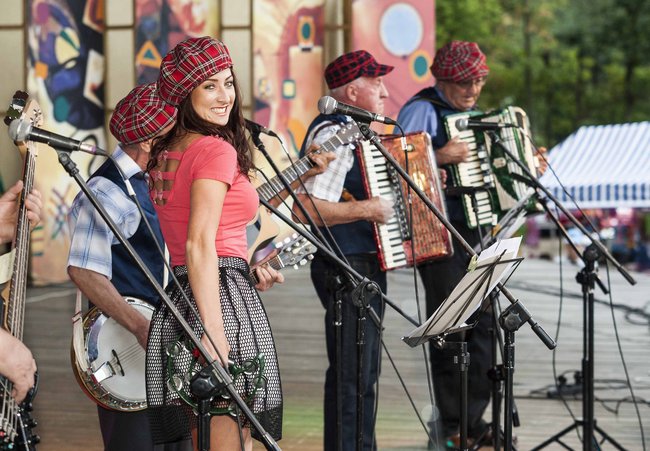 Kapele podwórkowe grały w amfiteatrze