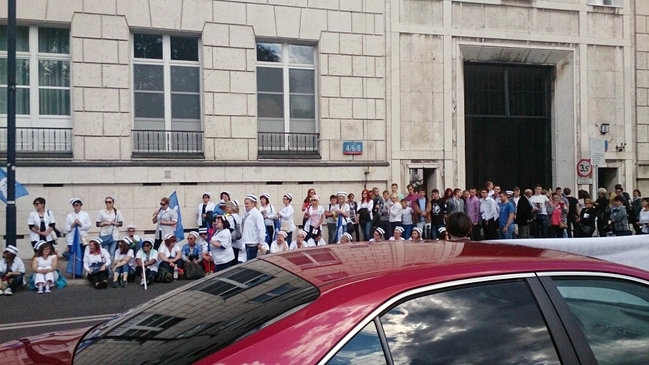 Nasze pielęgniarki protestują przed Sejmem